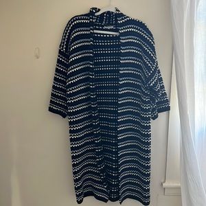 FRNCH paris striped open sweater one size